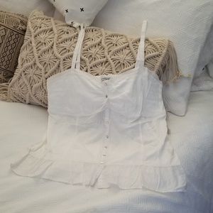 American eagle white tank